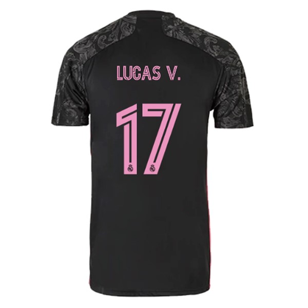 Camiseta Real Madrid Tercera equipo NO.17 Lucas V. 2020-2021 Negro